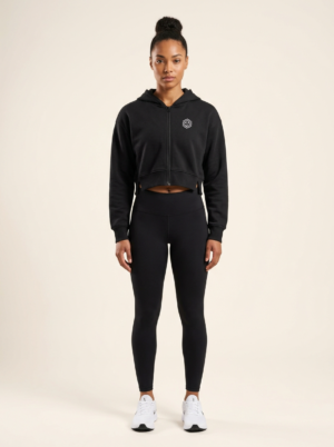 Motion Cropped Hoodie