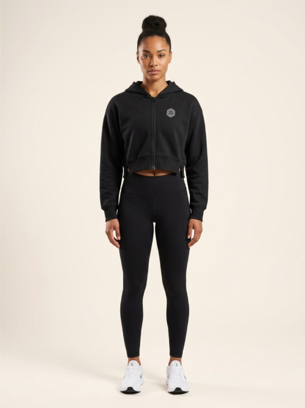 Motion Cropped Hoodie